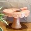 Support à gâteau en résine époxy de qualité alimentaire avec finition marbrée pour la présentation en boulangerie et la décoration de table - Product Image 4