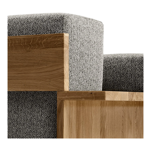 Ensemble de canapés contemporains en bois – Canapé de salon fait main avec coussins moelleux et structure robuste pour salle à manger, maison, hôtel - Product Image 4