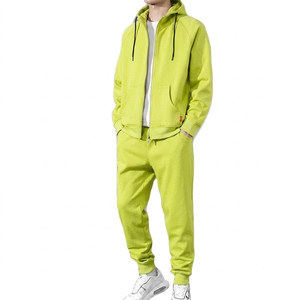 Custom Mens Grey Casual Tracksuit Set Hoodie Jogger Sportswear 2 in 1 Breathable Training Running Gym Suit Wholesale - Product Image 3
