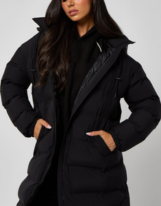Servicio OEM, MOQ Bajo, Chaqueta Acolchada de Invierno Cálida, Diseño Transpirable y Resistente al Viento, Chaquetas Acolchadas Personalizadas para Mujer, Chaqueta Larga - Product Image 6