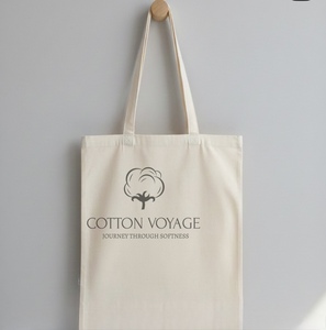 Sacs shopping personnalisés à long manche, impression logo, best-seller ART-701-01, sacs shopping en coton de haute qualité, en vente - Product Image 1