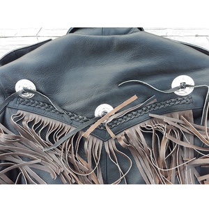 Chaqueta de Motociclista de Cuero Genuino de Alta Calidad, Estilo Nuevo, Vintage, Vaquero, Súper Suave, Transpirable, Resistente al Viento, Reversible y Ecológica - Product Image 3
