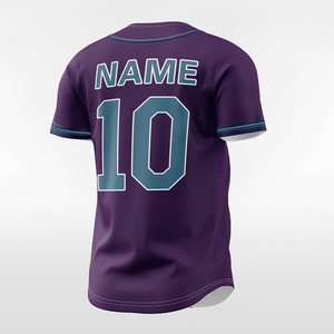 Uniforme de Béisbol Sublimado Transpirable Personalizado con Botones Completos para Softbol de Lanzamiento Lento y Rápido para Hombre - Product Image 3