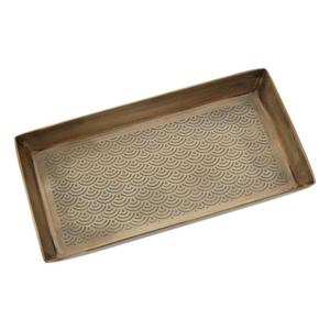 Metal Serving <b>Tray</b> With Dolphin Tail Handles Latest Design Decorative <b>Trays</b> Pewter Antique Finish Custom <b>Tray</b> Hot Sell - Product Image 5
