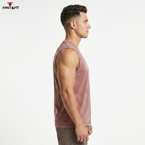 Gym Clothing Men's Sleeveless Muscle Shirt Stringer Tank Top Fitness Basketball <b>Running</b> <b>Singlet</b> Quick Dry Breathable - Product Image 2