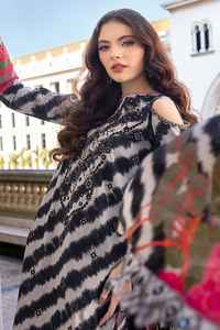 Servicio OEM, Trajes de Tela de Lino para Mujer, Diseño Moderno, Kameez Shalwar Dupatta, Bordado Intenso, Trajes Indios y Pakistaníes de 3 Piezas - Product Image 6