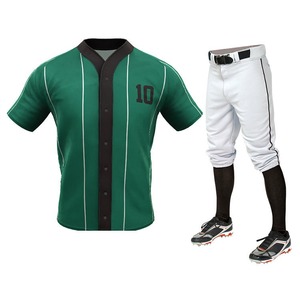 Uniforme de baseball personnalisé OEM, tenue d'équipe, uniforme de baseball, nouvelle arrivée, vêtements de sport, uniforme de baseball personnalisé 100% coton - Product Image 1