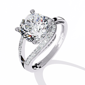 Bague de fiançailles pour femme en moissanite taille poire, en argent 925, sertie à griffes, forme goutte d'eau classique - Product Image 5