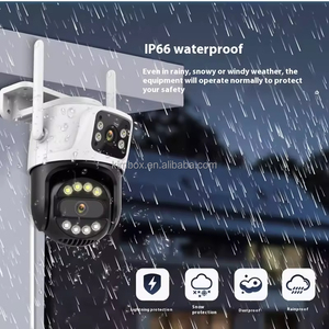 Smart 6MP Dual Lens Outdoor <strong>WiFi</strong> PTZ <strong>Camera</strong> CMOS Cloud Memory Card Two-Way Audio Built-In Mic Human Detection Night Vision - Product Image 3