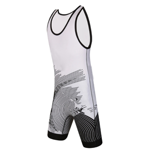 Combinaison de lutte personnalisée en sublimation, grande taille, séchage rapide, tissu léger SMART FABRIC, extensible dans quatre directions, en vente en ligne - Product Image 5