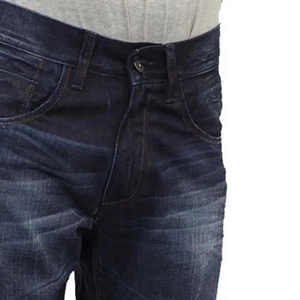 New Wholesale Men's Baggy Denim <b>Jeans</b> Pants Custom Logo Stylish Streetwear Hip Hop <b>Embroidered</b> - Product Image 2