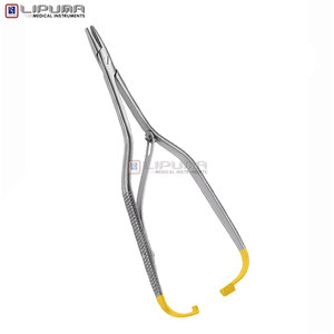 Boynton 12.0cm Curved Surgical Forceps Tungsten Carbide Needle <b>Holder</b> for Suturing Microsurgical Instruments Manual Standard-MOL - Product Image 3