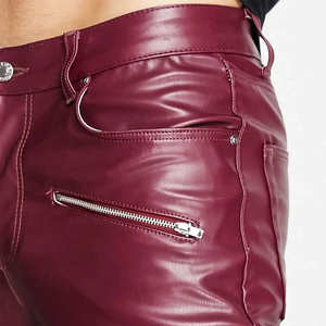 Nouveauté, fabricant OEM, pantalon en cuir sport pour homme, pantalon décontracté, vente chaude - Product Image 2