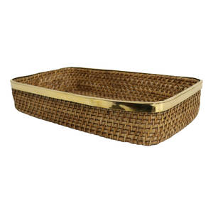 Woven <b>Rattan</b> <b>Storage</b> Home Decor Stylish Wicker Decorative Basket - Product Image 3