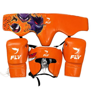 Kit de boxe personnalisé OEM, gants en cuir de vachette véritable, protections pour la tête et la zone inguinale, haute durabilité, léger, séchage rapide - Product Image 5