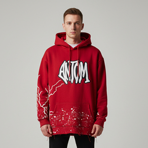 Sweats à capuche respirants pour hommes – Vente en gros, design personnalisé, vêtements décontractés, sweats oversize pour hommes, meilleure qualité, sweats à capuche pour hommes de haute qualité - Product Image 3