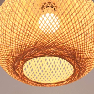 Eco-Friendly Modern Antique Rattan Woven Handmade Lightweight Indoor Pendant <b>Light</b> Shades Lamp Base <b>Light</b> <b>Covers</b> - Product Image 6