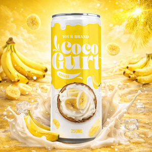 Fabricant vietnamien OEM, boisson au yaourt de noix de coco 250 ml |   Boisson au lait de coco aromatisé |   Marque privée certifiée HALAL - Product Image 3