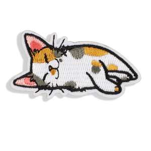 Badge brodé personnalisé avec étiquette OEM et fermeture auto-agrippante pour vêtements, patch brodé thermocollant - Product Image 5