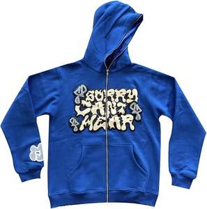 Sudadera Corta Estilo Streetwear Personalizada al por Mayor, Sudadera Vintage para Hombre con Estampado 3D Puff, Sudadera Boxy para Hombre de 500 g/m² - Product Image 5