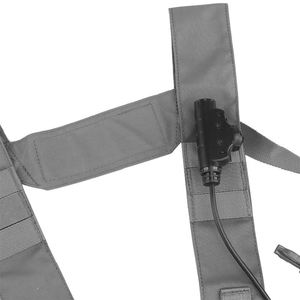 Gilet tactique en nylon personnalisé pour l'entraînement, type micro-châssis de combat, porte-plaques de chasse - Product Image 4