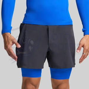 กางเกงขาสั้นแบบรัดพื้นนุ่มระบายอากาศได้ดีมาใหม่ชุดออกกำลังกายที่ทันสมัย - Product Image 2