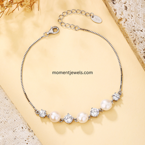 925 Sterling Silver Round Zircon <b>Bracelet</b> for Women Elegant Handmade Chain <b>Bracelet</b> Rhodium Plated Lobster Clasp Fine Jewelry - Product Image 2
