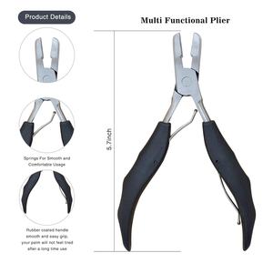 Pinzas para Extensiones de Cabello, Herramienta para Extensiones de Queratina, Cuentas Microlink, Acero Inoxidable de Grado Quirúrgico, Comercial - Product Image 2