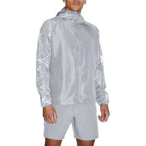 Chaqueta Deportiva Gris con Capucha para Hombre, con Estampado de Mapa, Conjunto Deportivo de Poliéster de Secado Rápido, Ropa Casual de Primavera - Product Image 2