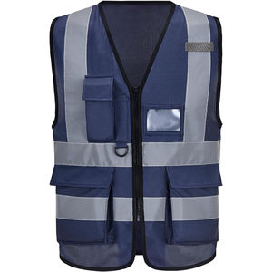 Chaleco de Seguridad Reflectante de Clase 1 con Certificación ANSI, LED Intermitente, Personalizable, Material de Poliéster Fluorescente, Impermeable, Logotipo de Alta Calidad - Product Image 5