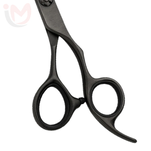 Ciseaux de coiffure noirs en acier inoxydable, outil professionnel pour salon de coiffure - Product Image 3