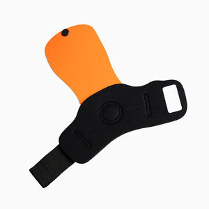 Poignées de gymnastique en cuir pour haltérophilie, protège-paume orange personnalisé, sangles de poignet, poignées de gymnastique pour entraînement, équipement de gym en gros - Product Image 2