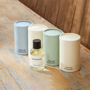 Biodegradable Recyclable Cylinder Kraft Paper Tube Round Cardboard Candle Packaging Gift Box for Craft Use - Product Image 2
