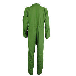 Overol de Trabajo Verde para Hombre, Manga Larga, Overol de Seguridad Industrial, Uniforme Protector con Cierre Frontal Completo y Múltiples Bolsillos - Product Image 3