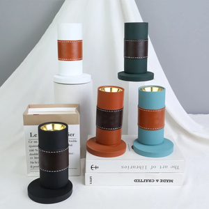 Quemador de Incienso NobleNoor, Soporte de Incienso Artesanal Premium de Madera y Cuero con un Impresionante Diseño Árabe Multicolor para Oud - Product Image 1