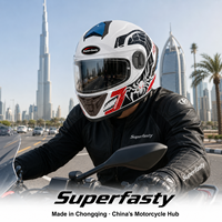 Casque de moto intégral en ABS tendance, réglable et à dégagement rapide, idéal pour la conduite urbaine – Vente directe usine OEM/ODM