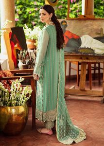 1. Élégante Robe de Soirée Pakistanaise 3 Pièces Brodé en Chiffon pour Fêtes et Cérémonies – Tailles et Couleurs Personnalisables – Mode Festive - Product Image 3