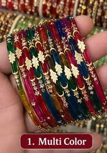 Indian & <b>Pakistani</b> Fashion Bangles <b>Jewelry</b> Set's Hot Selling Custom Colors & Sizes Chandni Bangles for Women Traditional Wear - Product Image 6