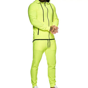 Custom <b>Jogging</b> Suit Streetwear Neon Men Tracksuit for Professional Gym Training Elite Athlete Performance Gear Advanced Kit OEM - Product Image 5