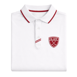 Polo de Golf Kappa Alpha Psi con Rayas, Prenda de Fraternidad Griega con Ajuste Atlético, Comodidad que Absorbe la Humedad y Estilo Clásico - Product Image 6
