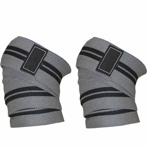 Heavy Duty Fitness <b>Knee</b> Wraps For Weightlifting Gym Workout Squat Compression Support <b>Exercise</b> Training Equipment - Product Image 1