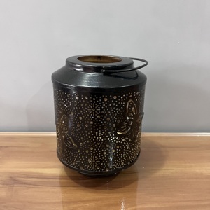 Metal Butterfly Candle Holder Hollow <b>Lantern</b> <b>Tea</b> <b>Light</b> Decorative Jar for Home Wedding Ramadan Decor - Product Image 2