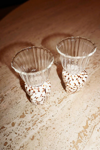 Vaso de Concha Marina Natural con Inserto de Vidrio Borosilicato, Vaso Creativo para Bebidas, para Exhibición en Restaurantes de Cócteles, Vietnam - Product Image 2