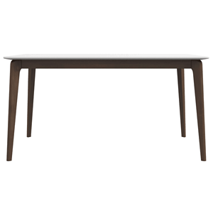 Lindsey Solid Wood <b>Dining</b> <b>Table</b> with White <b>Top</b> Elegant and Durable Furniture - Product Image 1