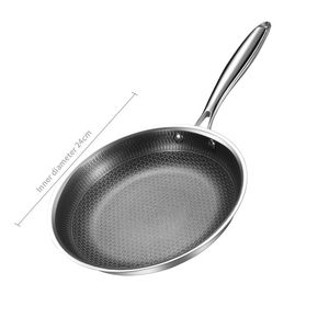 กระทะอลูมิเนียมสแตนเลสสำหรับทอดและย่างบาร์บีคิวสำหรับทำอาหารกลางแจ้ง ขายดี - Product Image 3