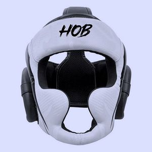 Protector de Cabeza para Boxeo, Cuero PU Negro, Unisex, Casco Deportivo Protector, Cierre de Velcro - Product Image 4