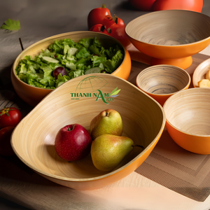 2025 tailles personnalisées ensemble de bols en bois jetables écologiques ustensiles de cuisine OEM vintage durables pour usage domestique fêtes en gros - Product Image 5