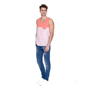 Custom Logo Mens Sleeveless Tank Top Cotton Fitness <b>Running</b> <b>Singlet</b> Breathable Quick Dry Sportswear Vest for Gym Workout - Product Image 3