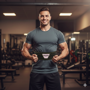 เข็มขัดพยุงหลัง Rexfit Sports Professional สำหรับยกน้ำหนัก ออกกำลังกาย และเพาเวอร์ลิฟติ้ง ทำจากหนังแท้ เหมาะสำหรับการฝึกซ้อมในยิมและการฝึกความแข็งแรง - Product Image 4