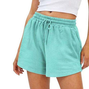 Shorts de Cintura Alta de Alta Calidad 100% Algodón para Gimnasio y Fitness para Mujer, Transpirables, Personalizados OEM de Pakistán - Product Image 6